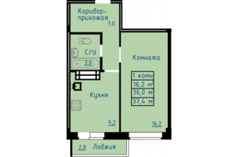 Продается Однокомнатная квартира в новостройке, Курортная, N