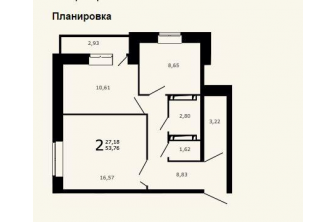 Продается Двухкомнатная квартира, Щорса, 49