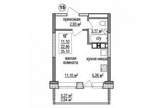 Продается Однокомнатная квартира, Автозаводская
